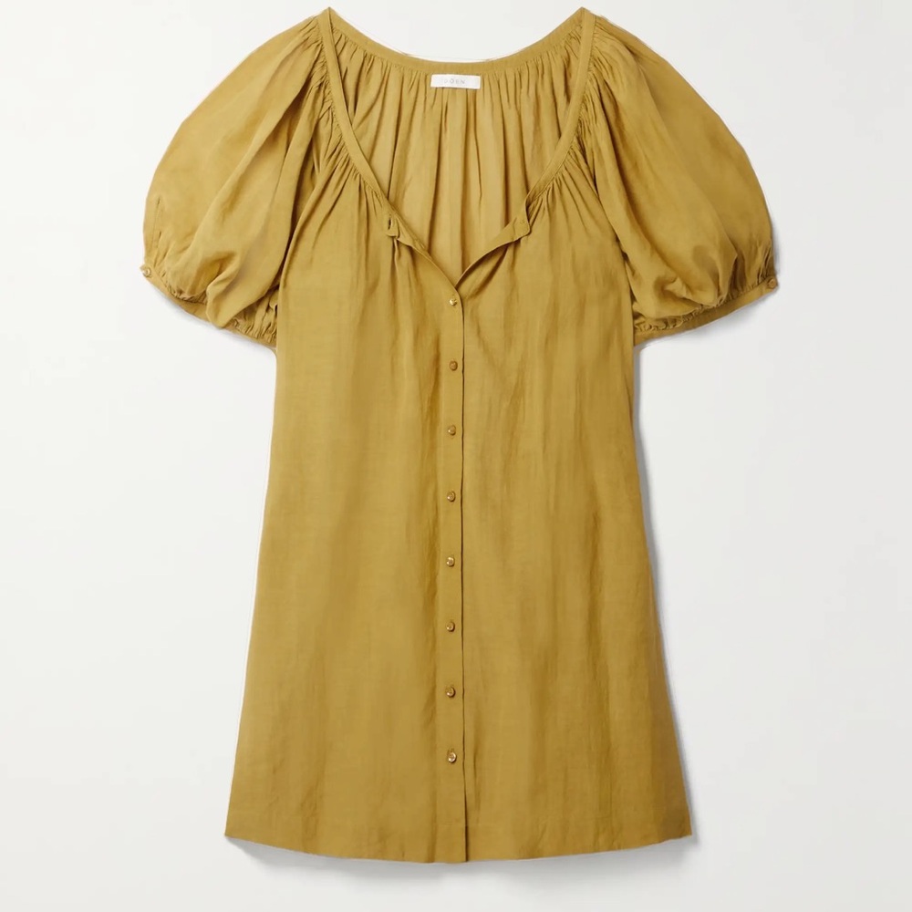 NWT Doen Josette dress, medium, golden willow